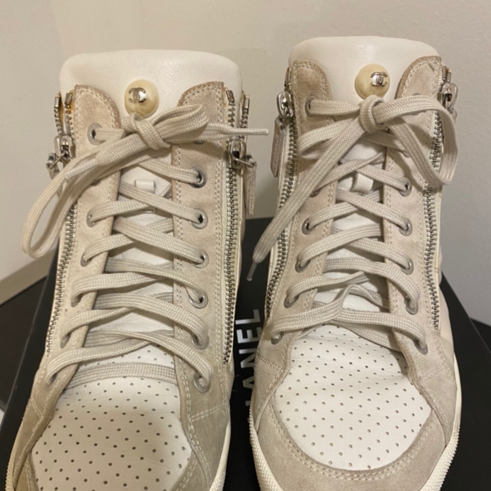 Chanel Pearl Sneakers